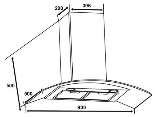 Máy hút mùi Canzy 90cm CZ-Q90LC