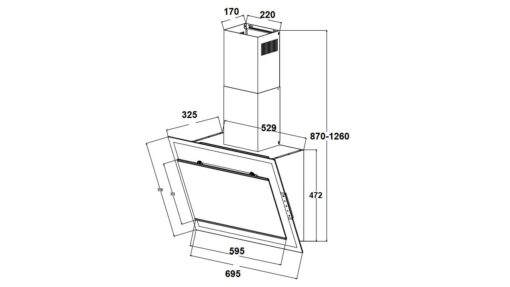 Máy hút mùi Canzy 70cm CZ-369TGLASS