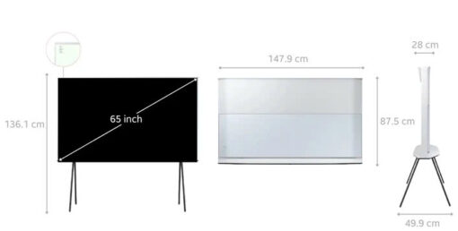 Smart Tivi Samsung The Serif QLED 4K 65 inch