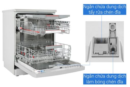 Máy rửa chén độc lập 13 bộ Bosch SMS6ECI93E