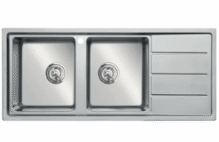 Chậu rửa Konox 116cm 2 hố Turkey sink Beta 1160 bàn phải