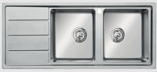 Chậu rửa Konox 116cm 2 hố Turkey sink Beta 1160 bàn trái