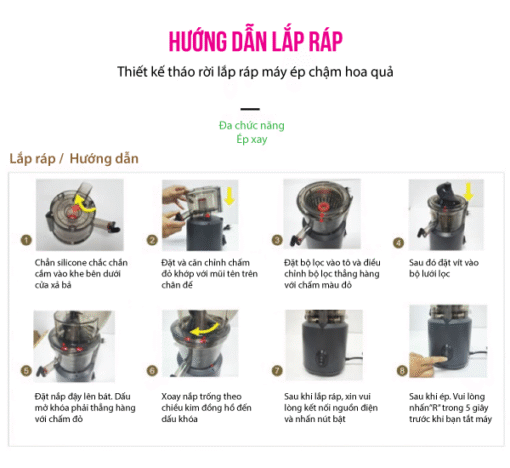 Máy ép chậm Canzy CZ-15YA