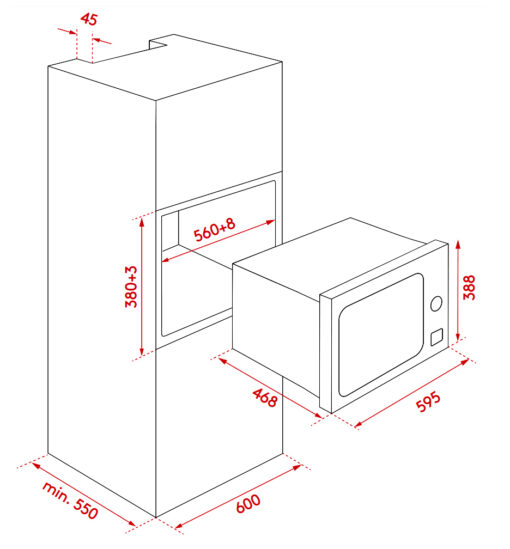 Lò vi sóng kết hợp nướng Canzy 34 lít CZ-34GS