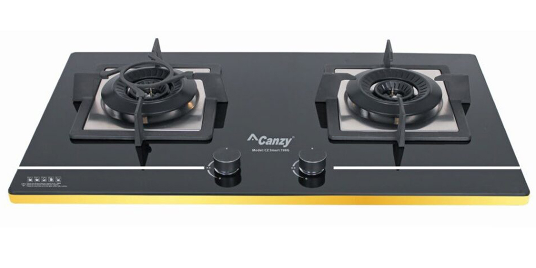 Bếp gas âm 2 vùng nấu cao cấp Canzy CZ-Smart 788G