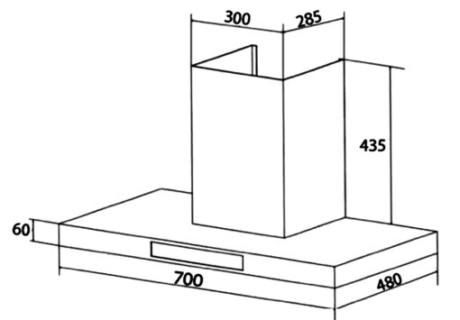 Máy hút mùi Canzy 70cm CZ-T700PRO