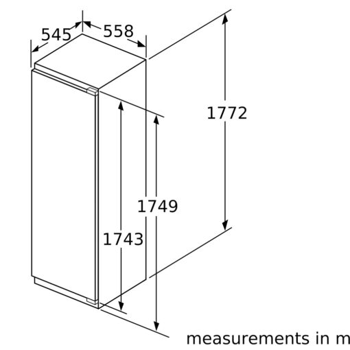 Tủ đông âm tủ 212 lít Bosch GIN81ACE0 Serise 6
