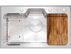 Chậu rửa Gento 1 hố 80cm inox 304 GT04-8048