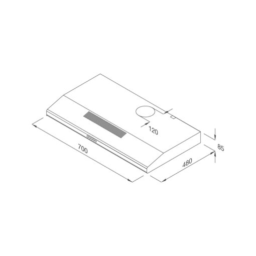 Máy hút mùi Malloca H107W