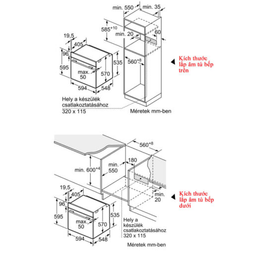 Lò Nướng Bosch  71L HBA534EB0K serie 4
