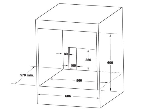 Lò nướng âm tủ Hafele HO-2KT65A 538.61.441 - 65 lít
