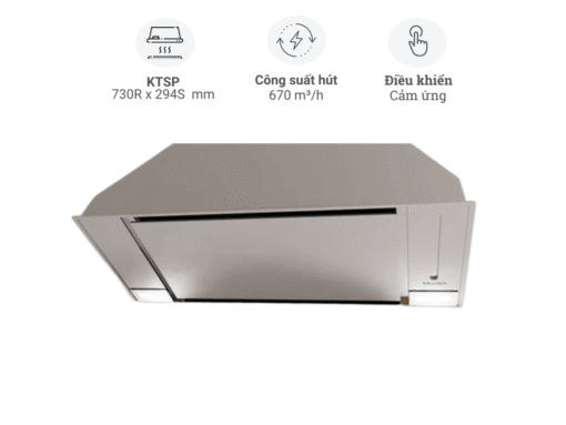 Máy hút khói khử mùi âm tủ 73cm Malloca Hidden K-730
