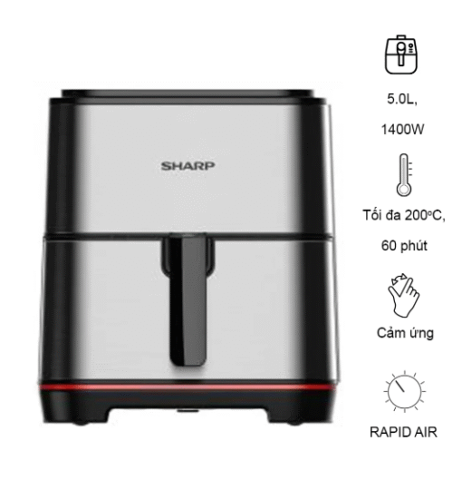 Nồi chiên không dầu Sharp 5 lít KF-AF50EV-ST