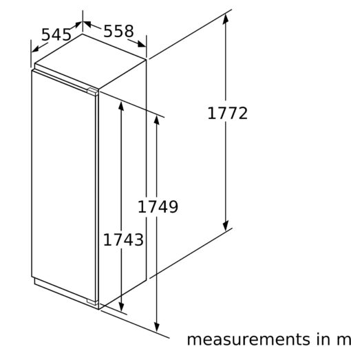 Tủ mát Bosch 319 lít KIR81AFE0 serie 6