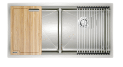 Chậu rửa Konox 2 hố Workstation Sink Undermount 80cm KN8046DUB