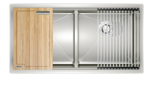 Chậu rửa Konox 2 hố Workstation Sink Undermount 80cm KN8046DUB