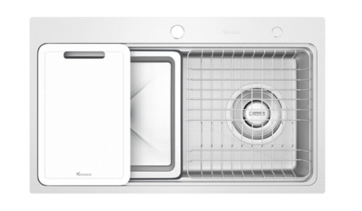Chậu rửa Konox 1 hố chống xước Workstation Sink KN8048TS Dekor