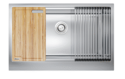 Chậu rửa Konox 2 hố Workstation Sink Apron 80cm KN8051AS Retta