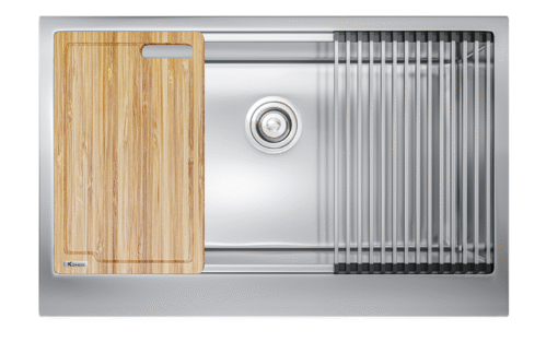 Chậu rửa Konox 2 hố Workstation Sink Apron 80cm KN8051AS Retta