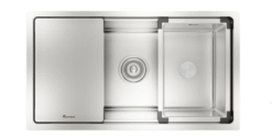 Chậu rửa Konox 1 hố chống xước Workstation Sink KN8146SU Dekor