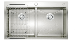Chậu rửa Konox 2 hố Overmount Sink 82cm KN8248DOB