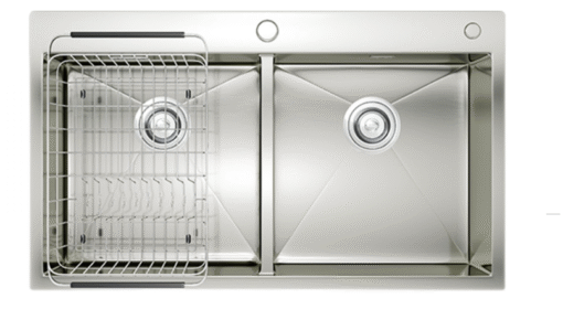 Chậu rửa Konox 2 hố Overmount Sink 82cm KN8248DOB