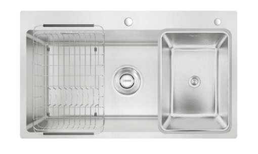 Chậu rửa Konox 1 hố chống xước Workstation Sink 82cm KN8248SO Dekor