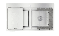 Chậu rửa Konox 2 hố chống xước Workstation Sink Topmount KN8651TD Dekor