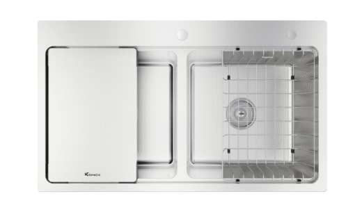 Chậu rửa Konox 2 hố chống xước Workstation Sink Topmount KN8651TD Dekor