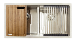 Chậu rửa Konox 2 hố Workstation Sink Undermount 80cm KN8745DUB