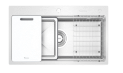 Chậu rửa Konox 1 hố chống xước Workstation Sink KN8751TS Dekor