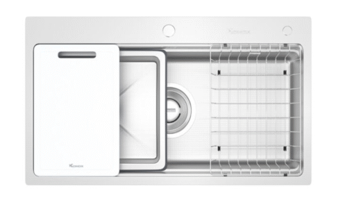 Chậu rửa Konox 1 hố chống xước Workstation Sink KN8751TS Dekor