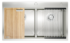 Chậu rửa Konox 2 hố Workstation Sink Topmount 88cm KN8850TD