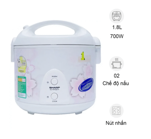 Nồi cơm điện Sharp 1.8 lít KS- N192ETV SP