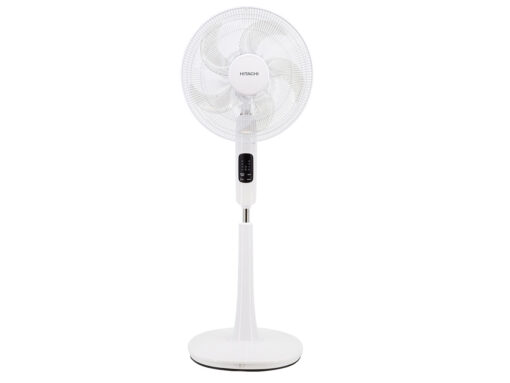 Quạt cây 5 cánh động cơ AC Hitachi LF-A6RCWM-trắng
