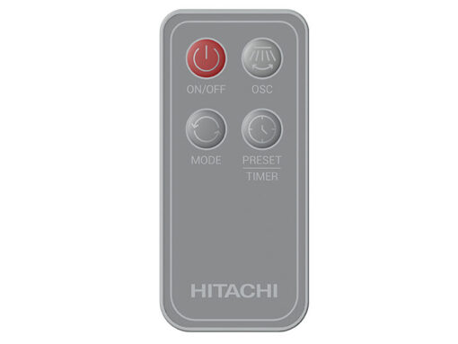 Quạt cây 5 cánh động cơ AC Hitachi LF-A6RCWM-xám