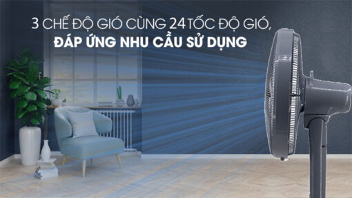 Quạt cây 7 cánh động cơ DC Hitachi LF-D6RCGM