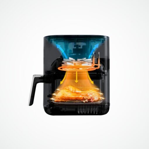 Nồi chiên không dầu thủy tinh 2,5lít Malloca MAF-25B