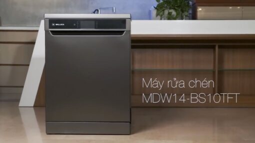 Máy rửa bát độc lập Malloca 14 bộ MDW14-BS10TFT