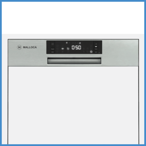 Máy rửa chén bát bán âm tủ Malloca 14 bộ MDW14-S08SI