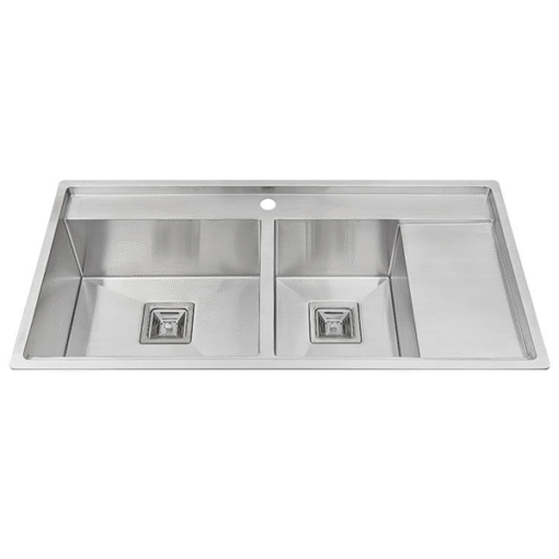 Chậu rửa Inox 2 hố 96cm Malloca MS 6305T