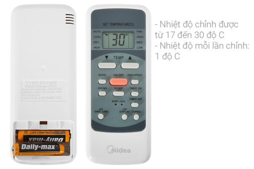 Điều hoà 2 chiều Midea 9.000 BTU MSAFB-10HRN1