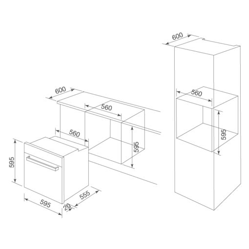 Lò nướng đa năng Malloca MSO-A75TFT