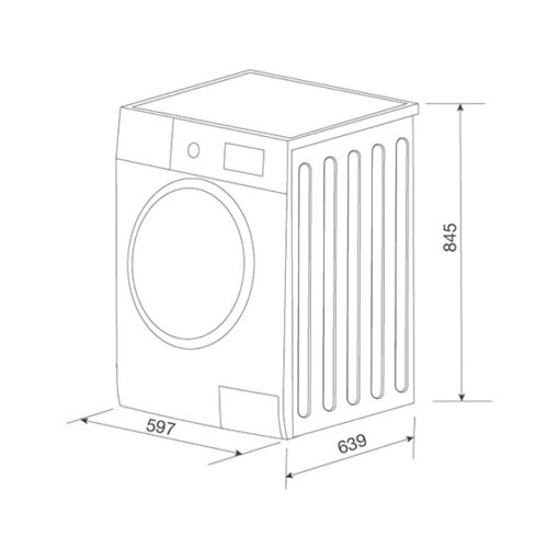 Máy sấy quần áo 10kg Malloca MTD-T1510HP