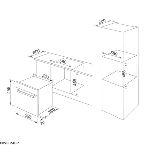 Tủ bảo quản rượu Malloca 56 lít MWC-24CP