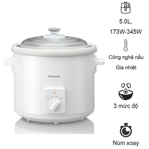 Nồi nấu chậm Panasonic 5 lít NF-N51AWRA