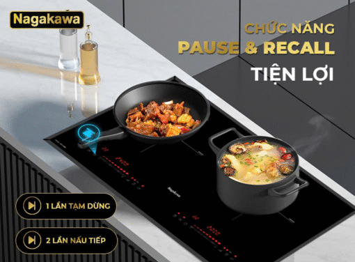 Bếp từ đôi Nagakawa Inverter NK2C09MS