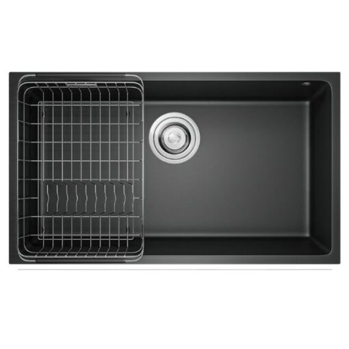 Chậu rửa Konox 76cm Granite Sink Naros 760S Black
