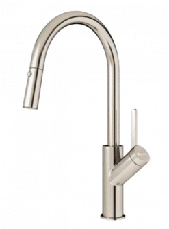 Vòi rửa Konox dây rút Ponte Nickel nóng lạnh