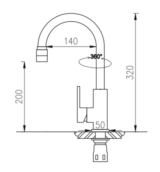 Vòi rửa 2 đường nước Roslerer RL-907